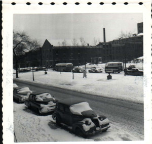 Snow at JHH  March 1954